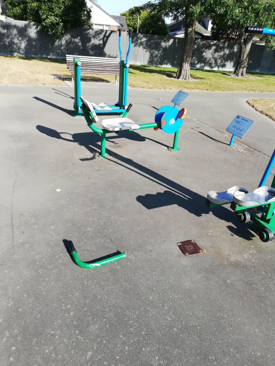 The photograph attached to this parks report