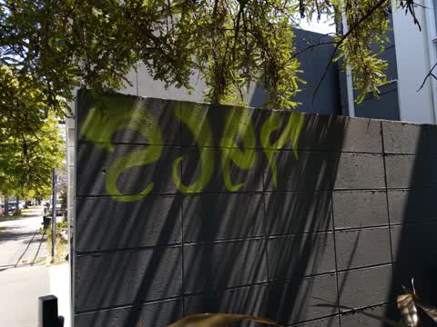 Graffiti, a report photo