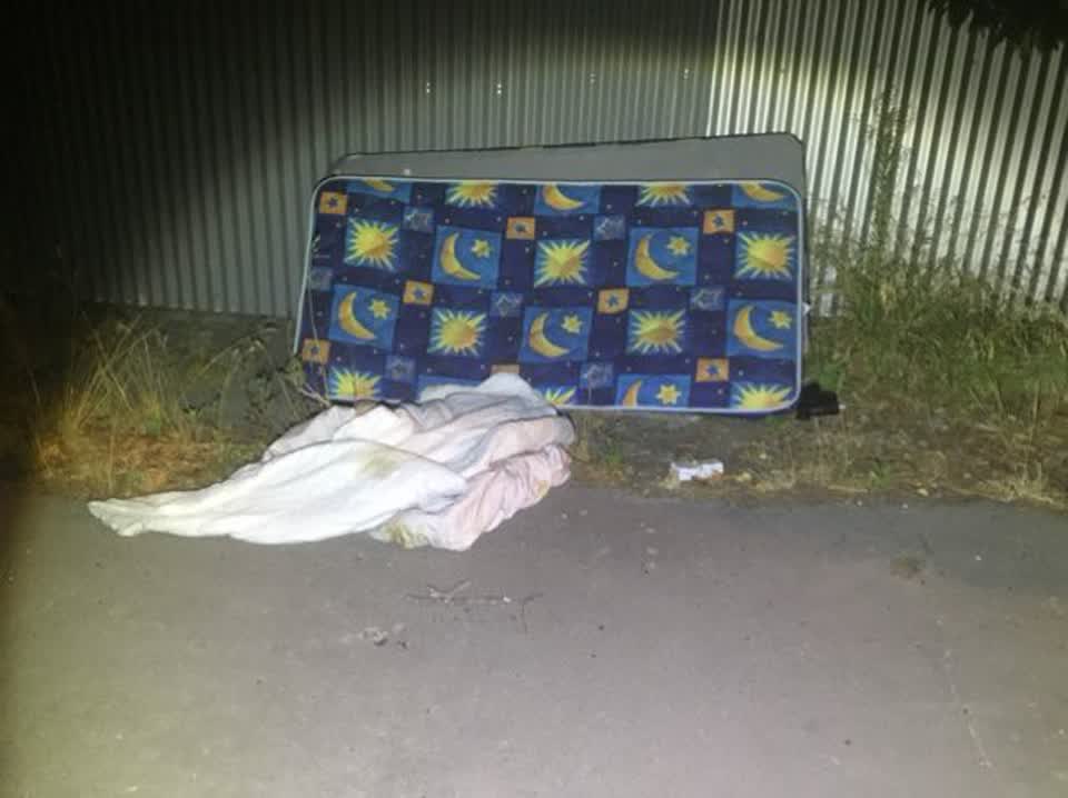 The photograph attached to this rubbish/recycling report