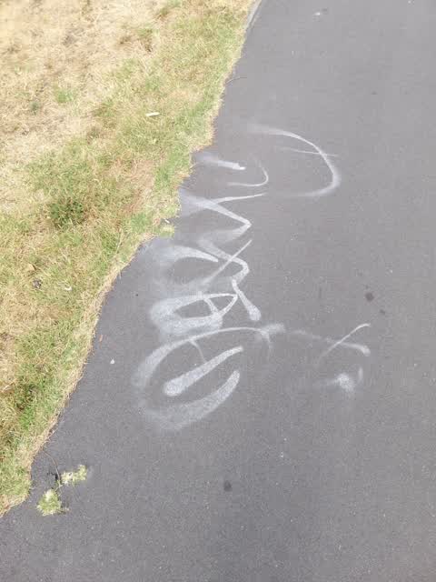 Graffiti, a report photo