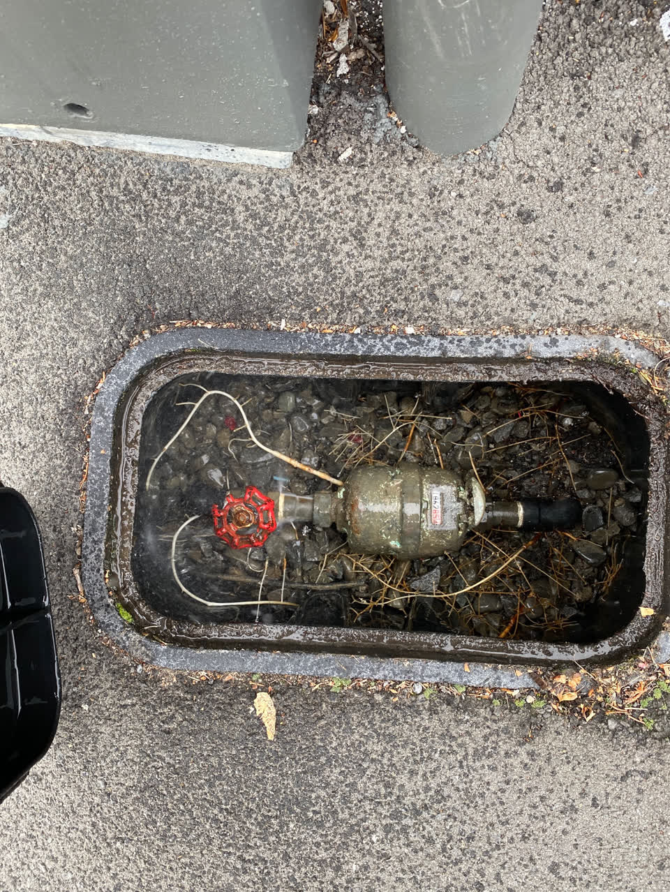 The photograph attached to this water supply report