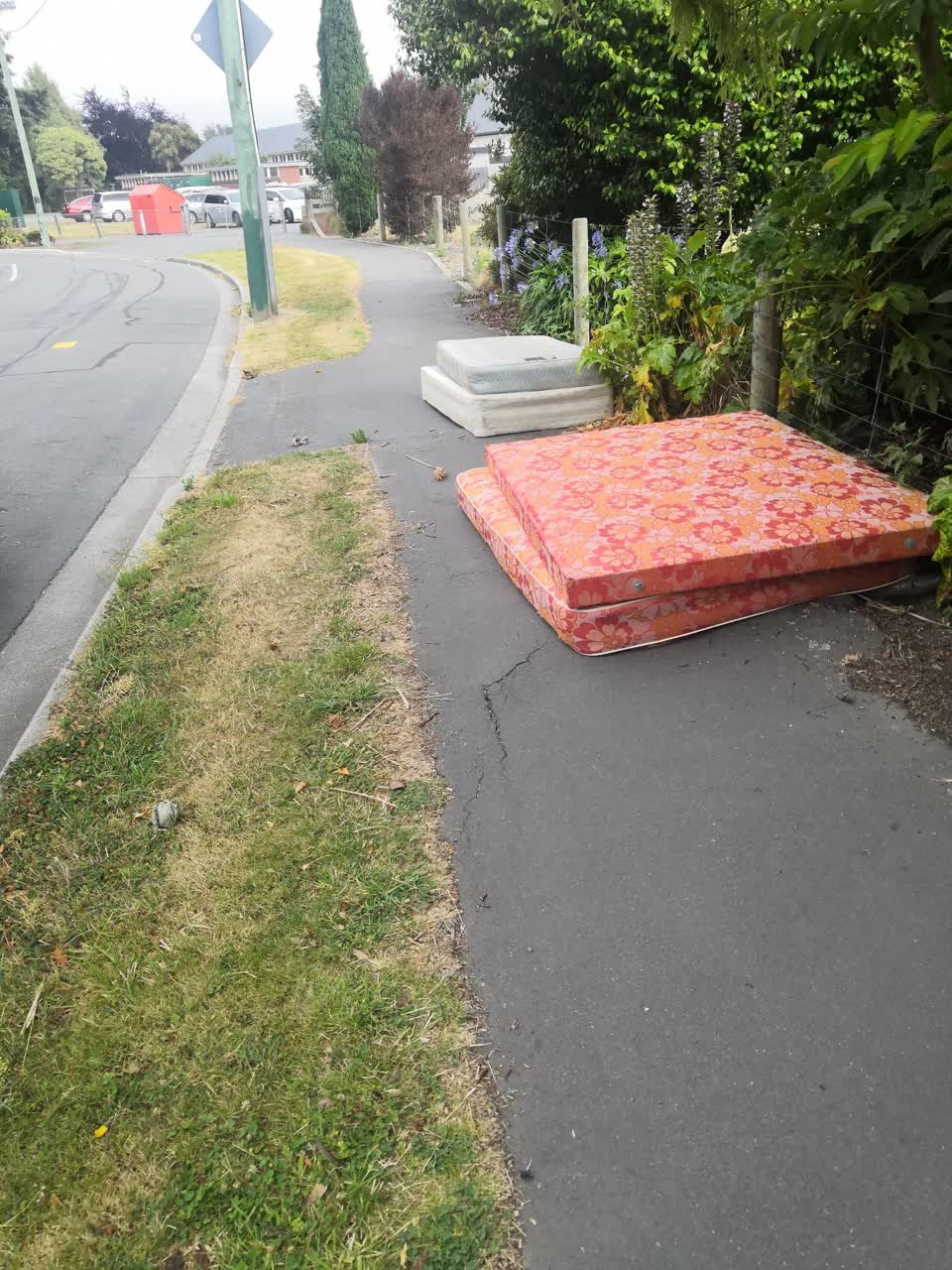 The photograph attached to this rubbish/recycling report