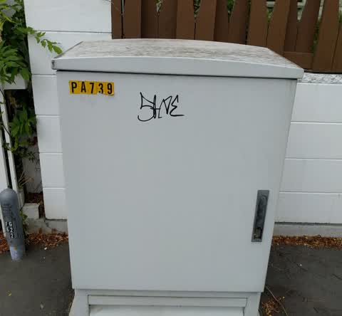 Graffiti, a report photo