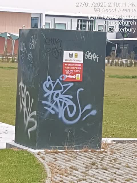 Graffiti, a report photo
