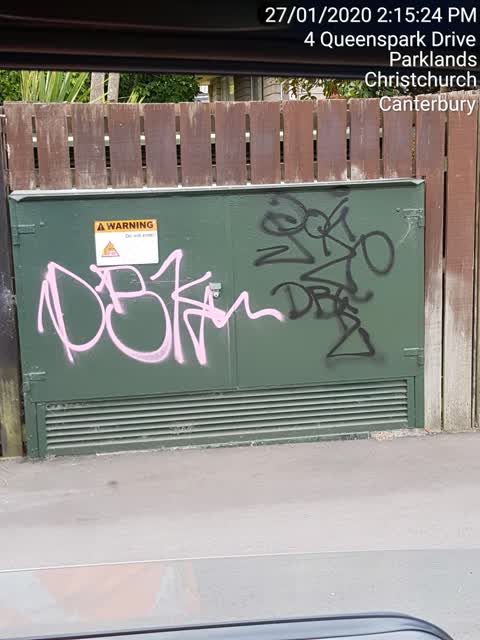 Graffiti, a report photo
