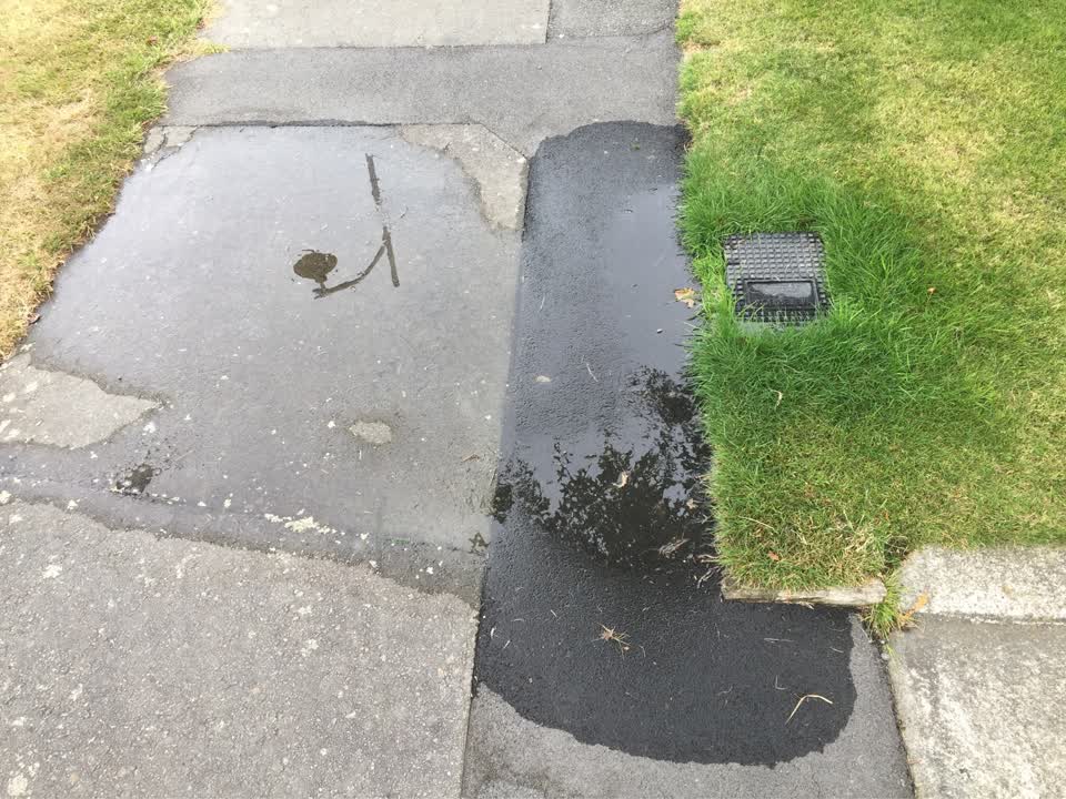 The photograph attached to this water supply report