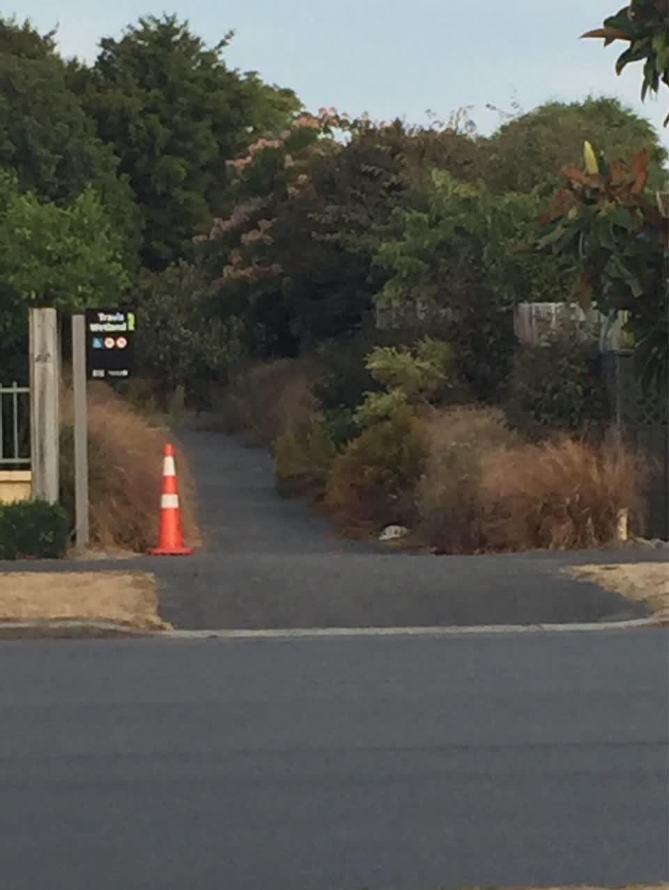 The photograph attached to this parks report