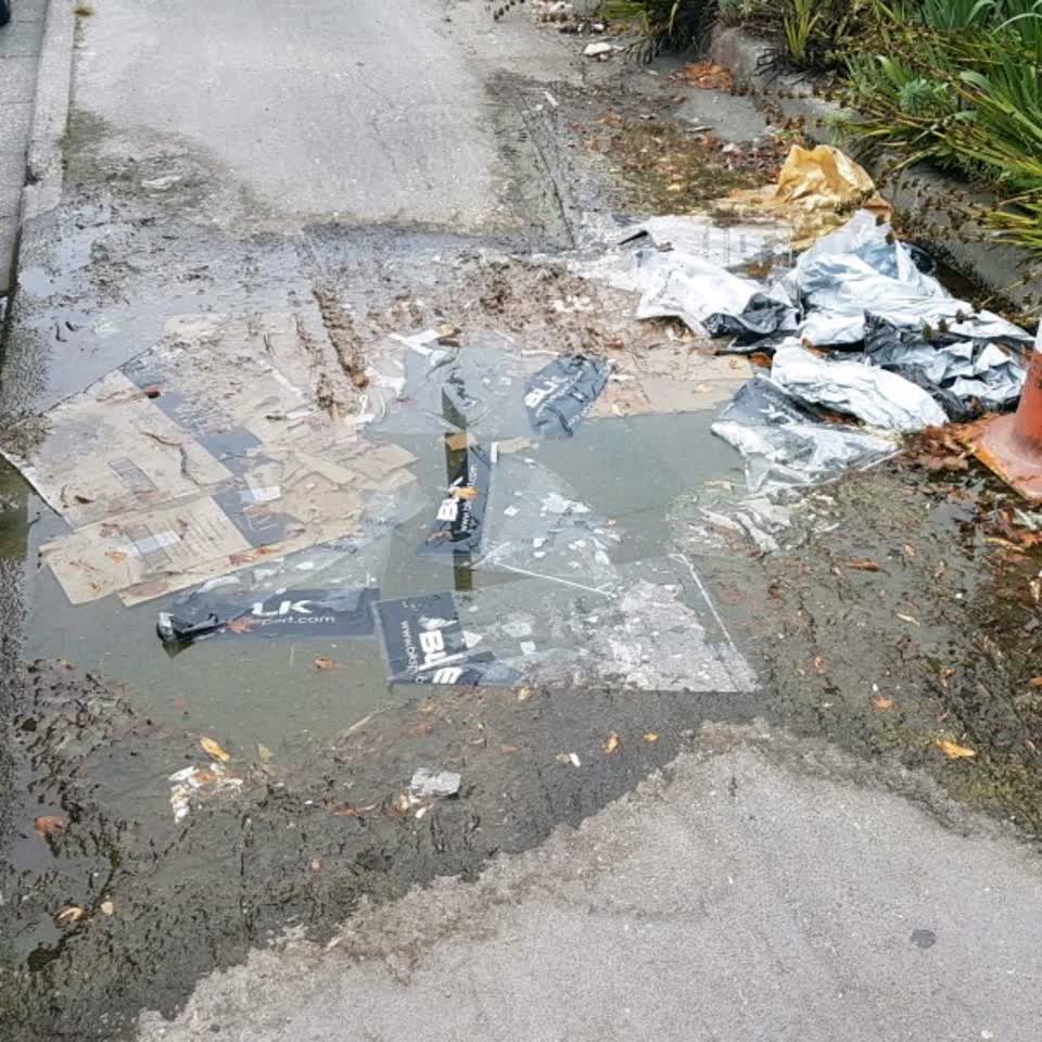 The photograph attached to this water supply report