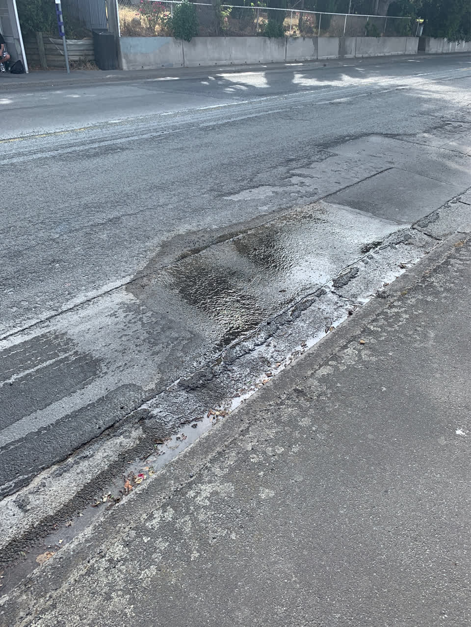 The photograph attached to this water supply report
