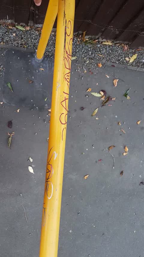 Graffiti, a report photo