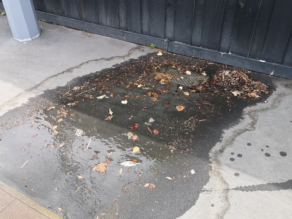 The photograph attached to this water supply report