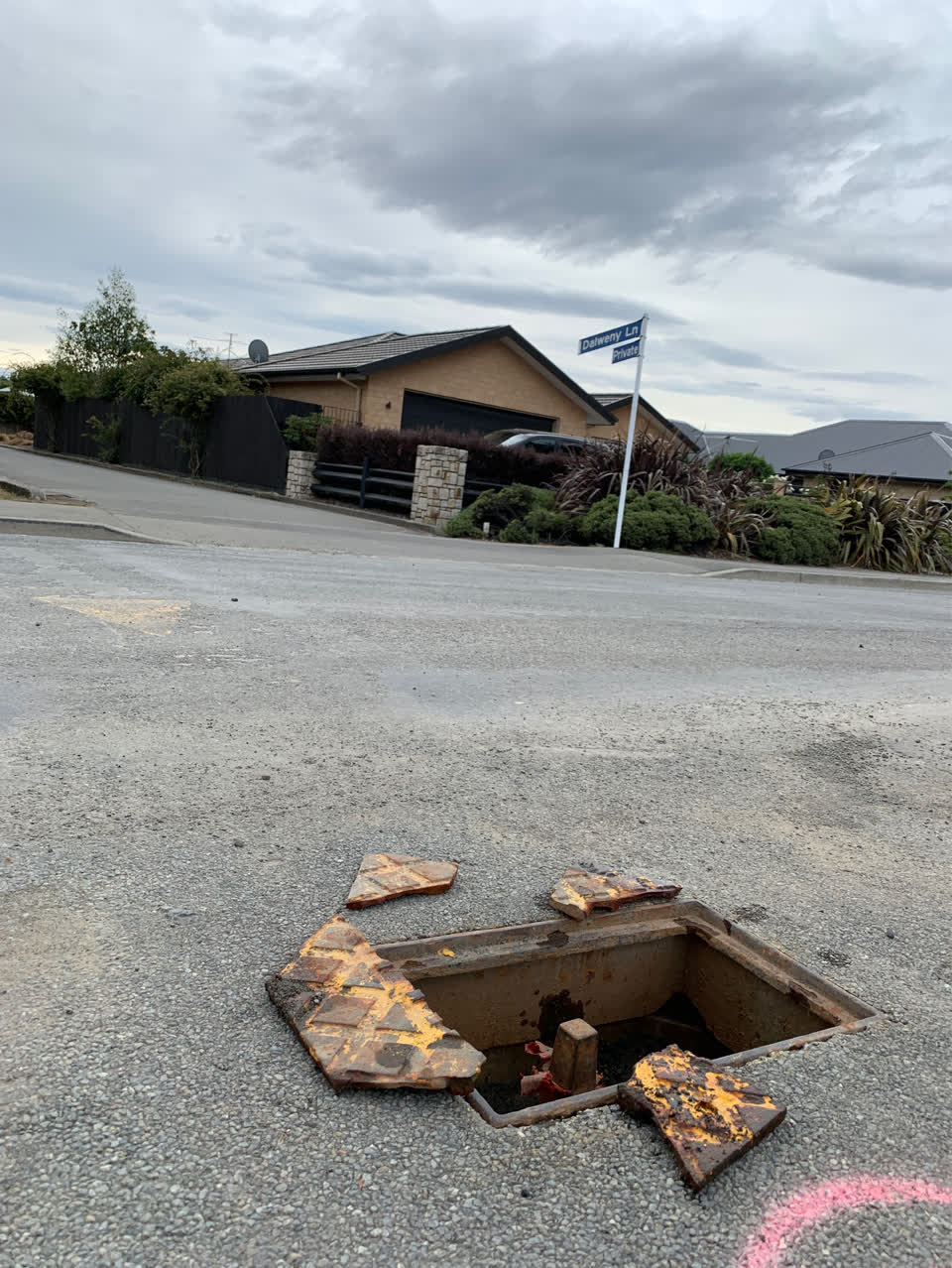 The photograph attached to this water supply report