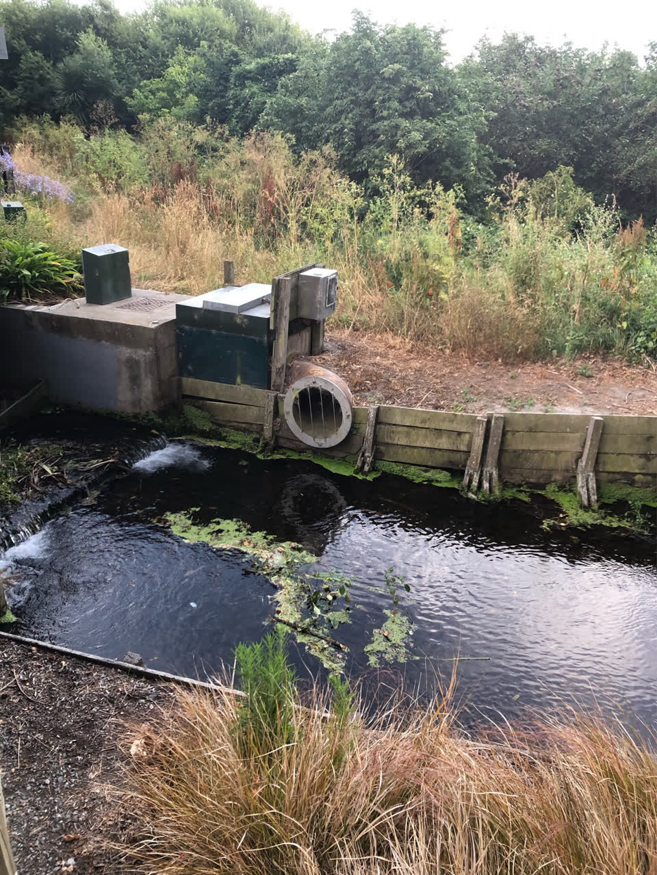 The photograph attached to this wastewater/stormwater report