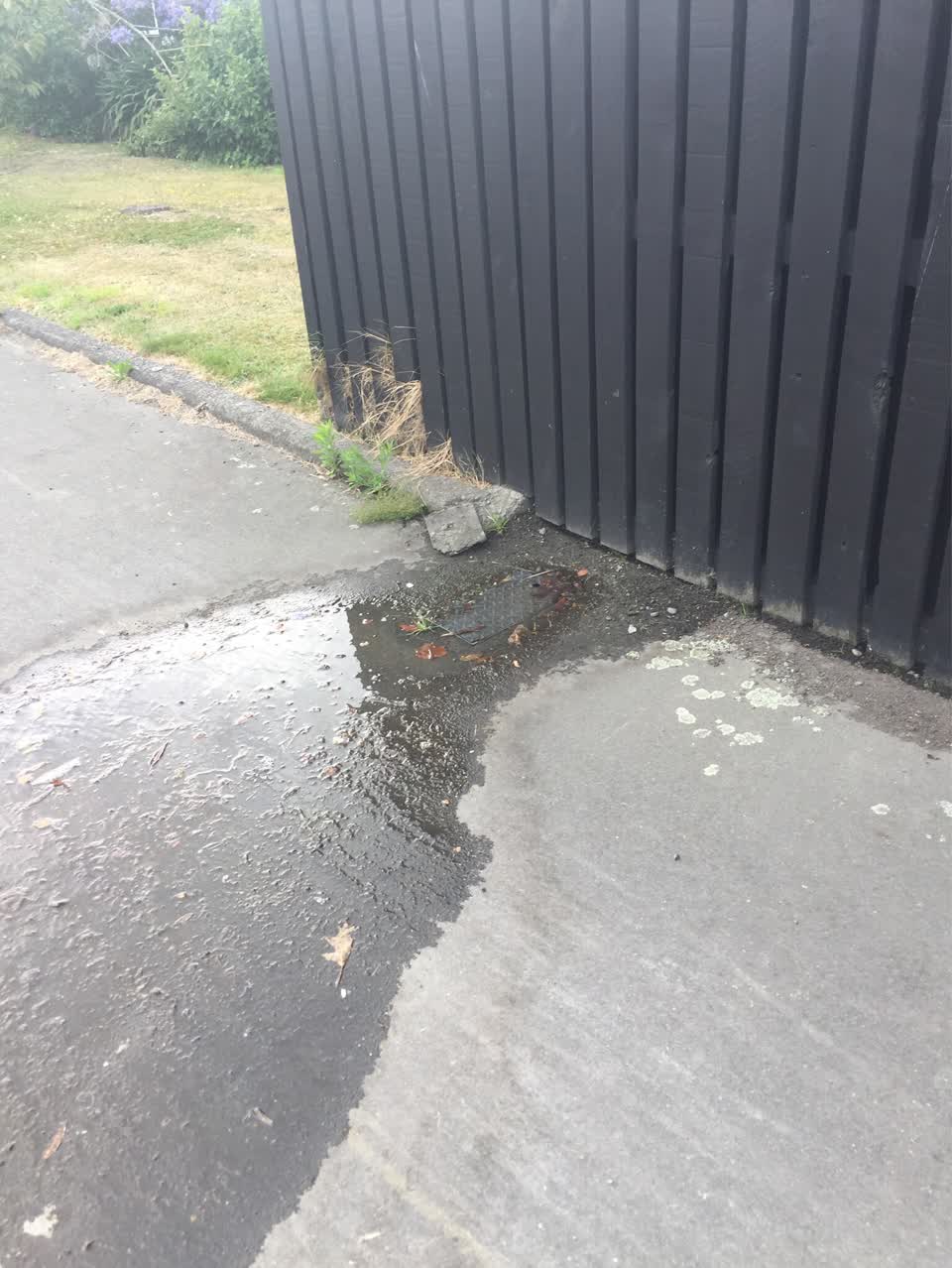 The photograph attached to this wastewater/stormwater report