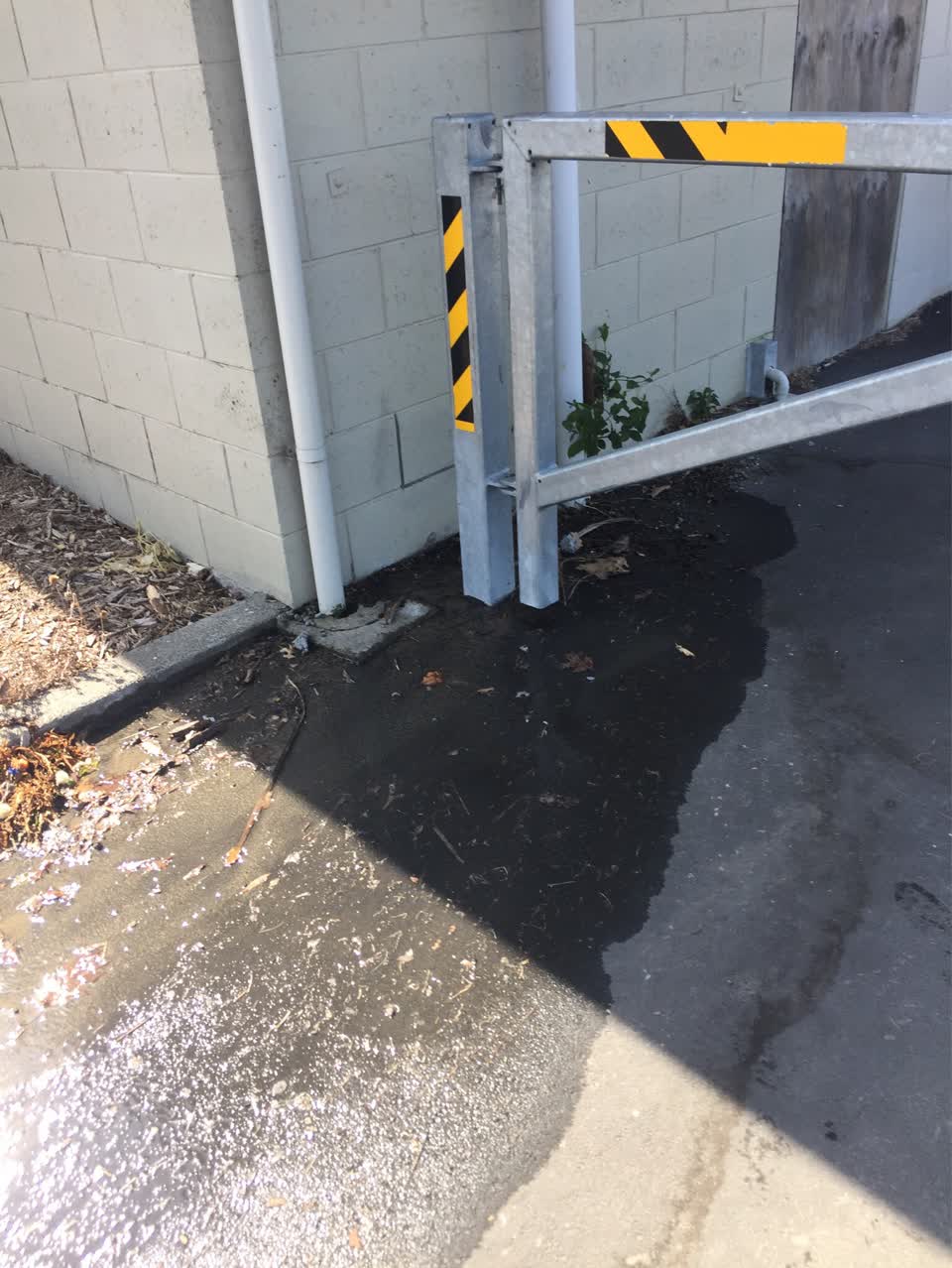 The photograph attached to this wastewater/stormwater report