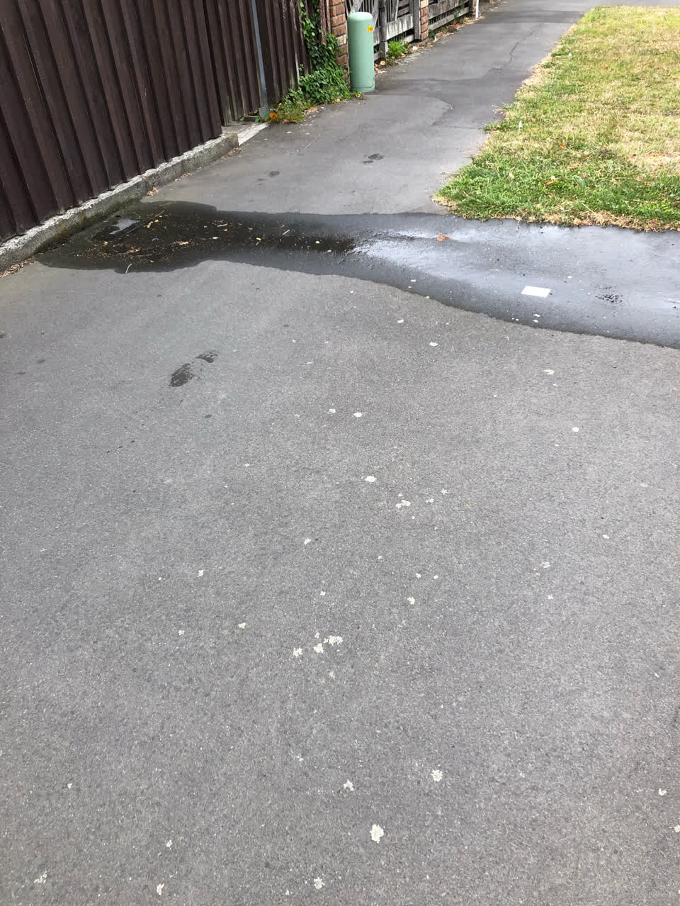 The photograph attached to this water supply report