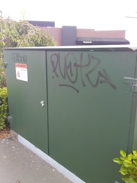 Graffiti, a report photo