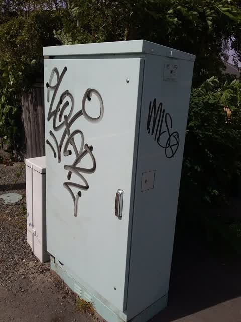 Graffiti, a report photo