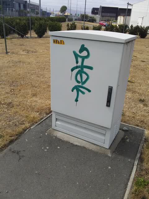 Graffiti, a report photo