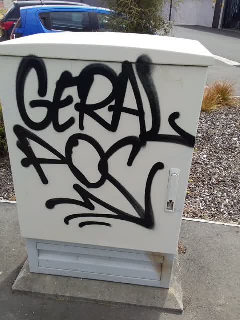 Graffiti, a report photo