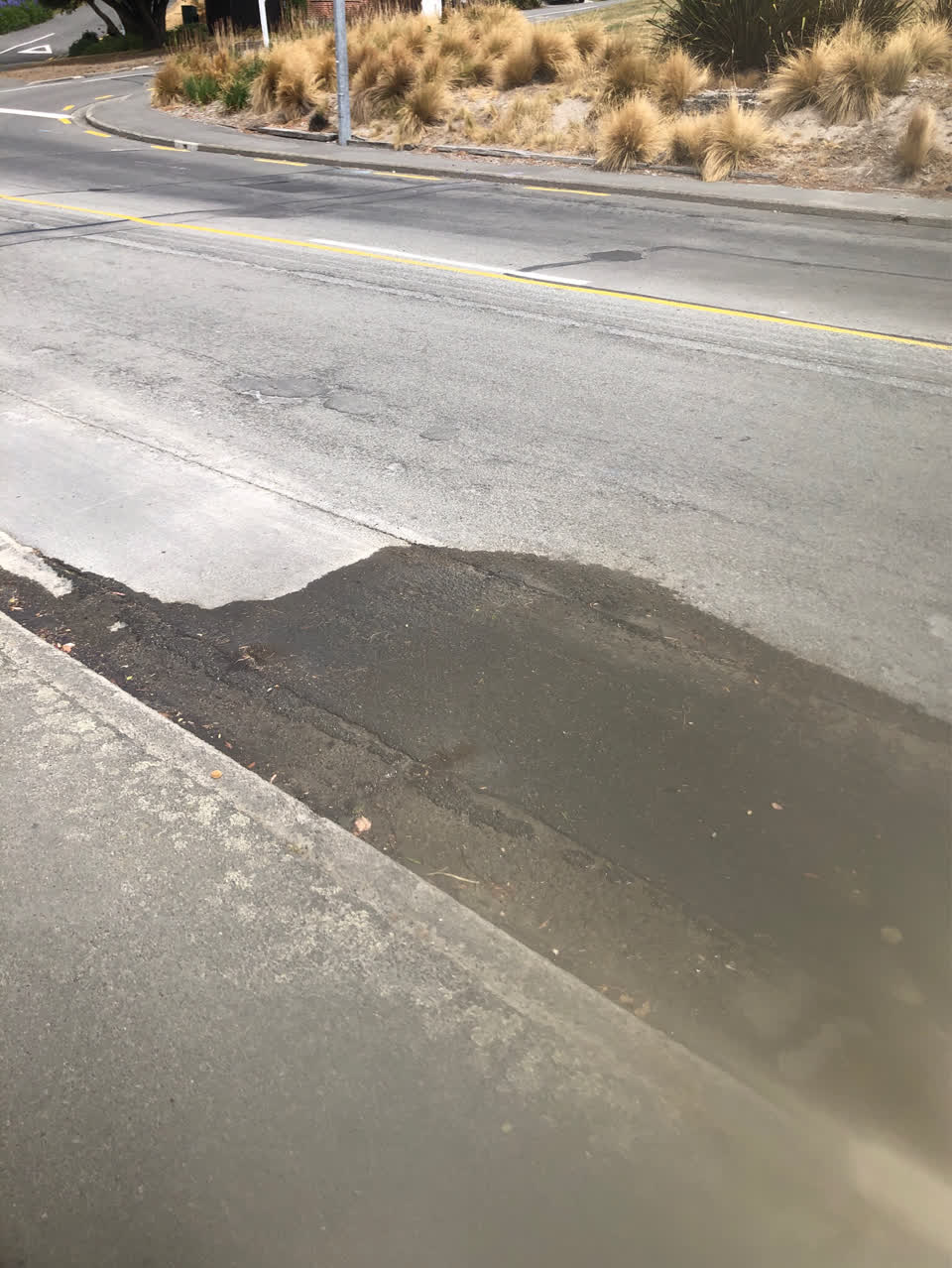 The photograph attached to this flooding report
