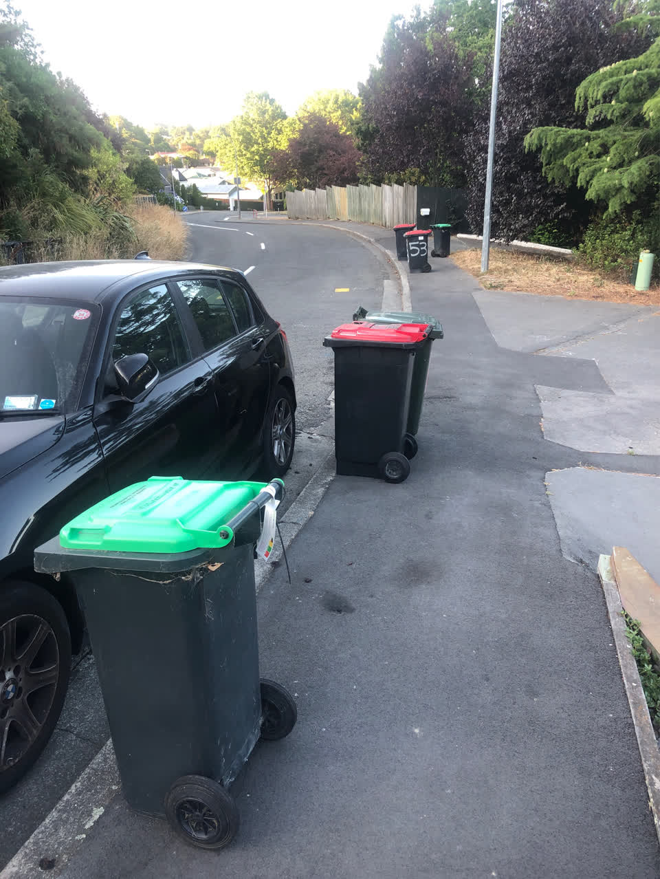 The photograph attached to this rubbish/recycling report