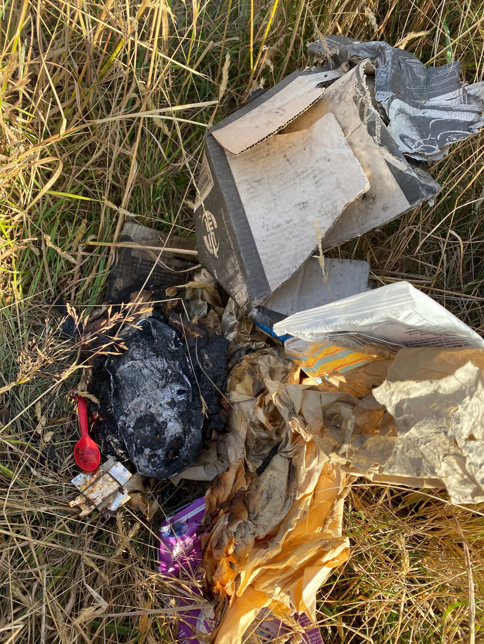 The photograph attached to this rubbish/recycling report