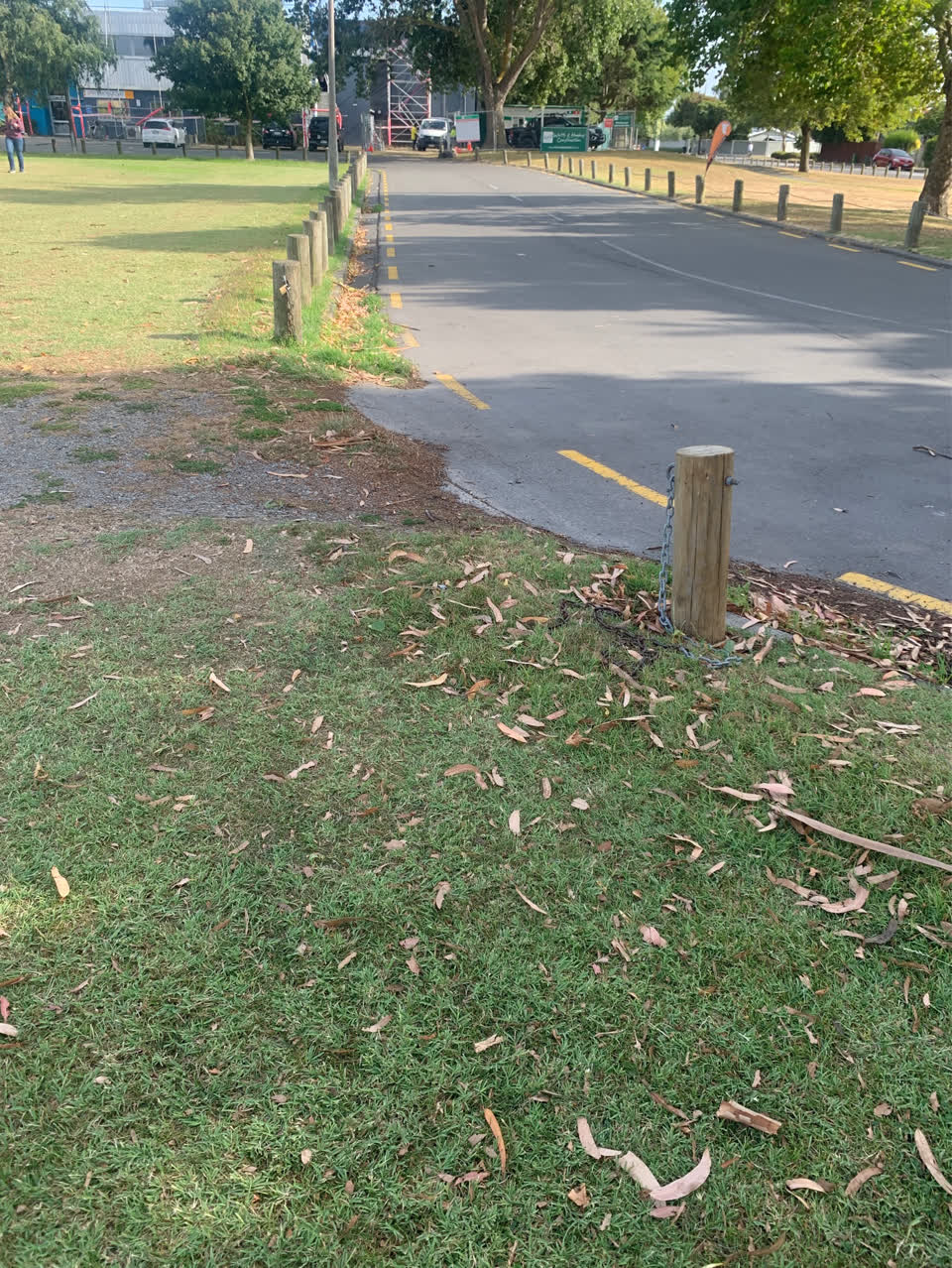 The photograph attached to this parks report