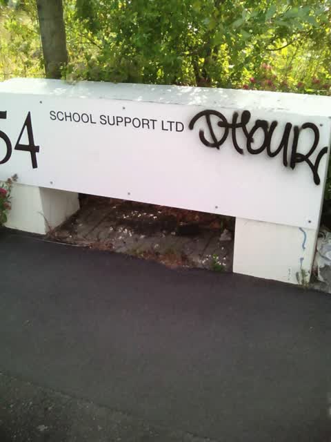 Graffiti, a report photo