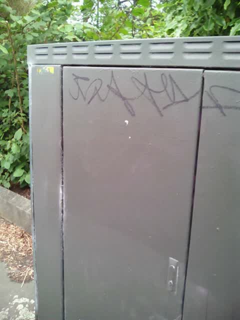 Graffiti, a report photo