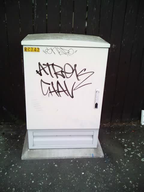 Graffiti, a report photo
