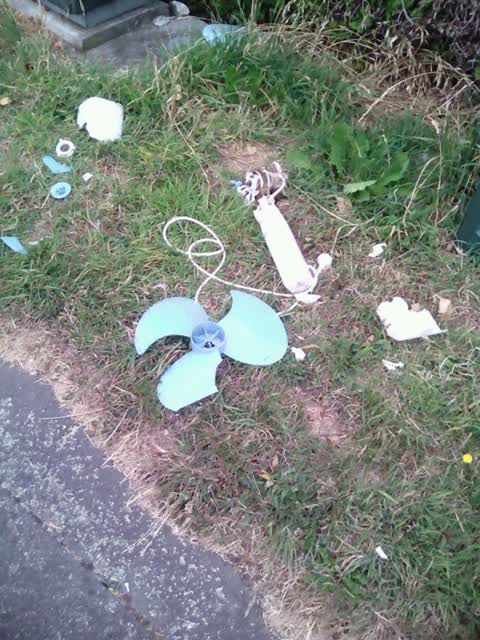 Rubbish/Recycling, a report photo