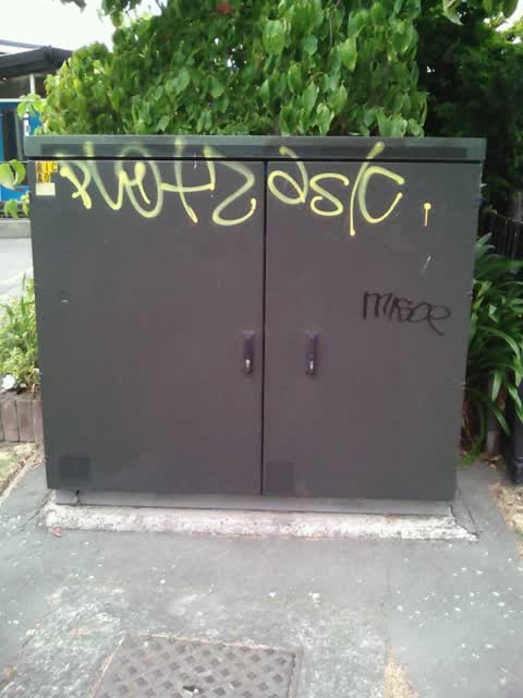 Graffiti, a report photo