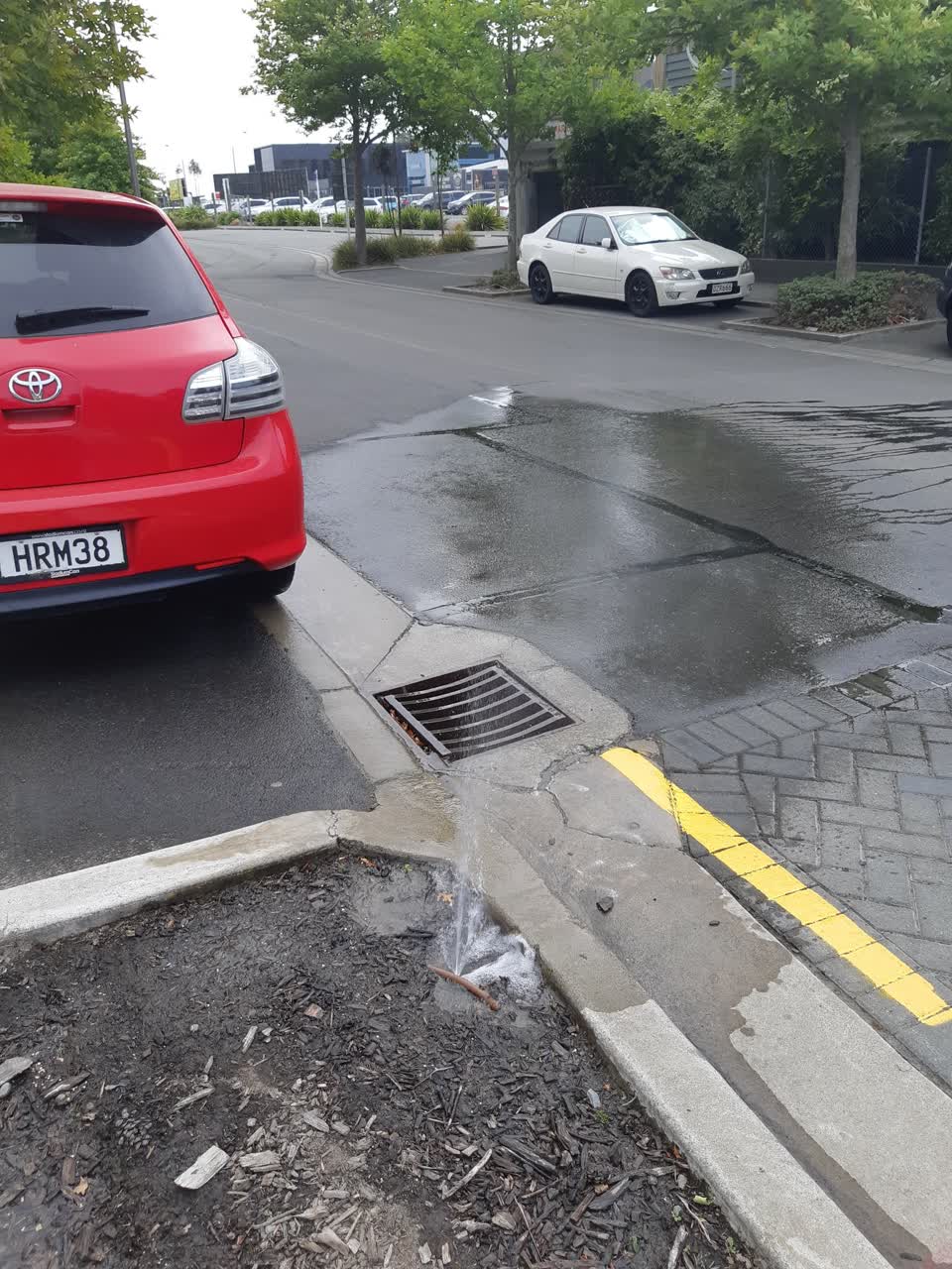 The photograph attached to this water supply report