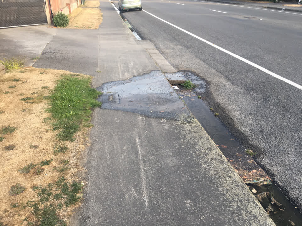 The photograph attached to this water supply report