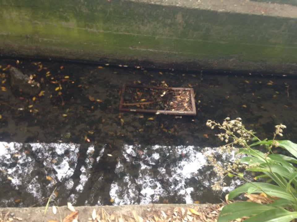 The photograph attached to this wastewater/stormwater report