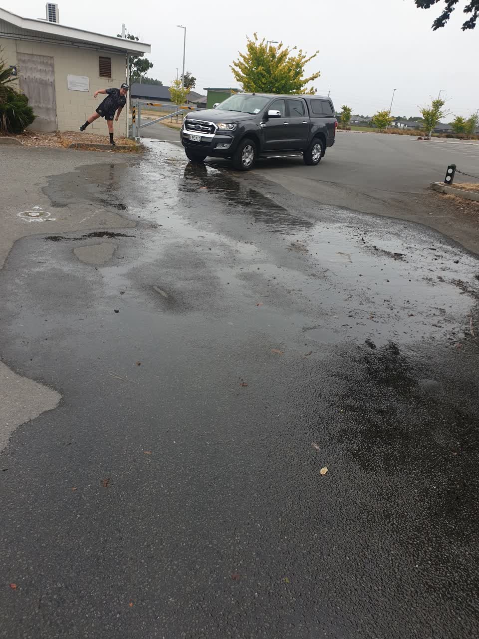 The photograph attached to this water supply report