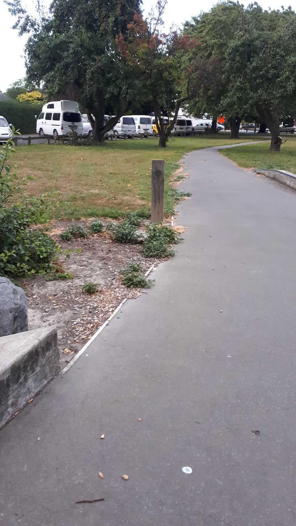 The photograph attached to this parks report