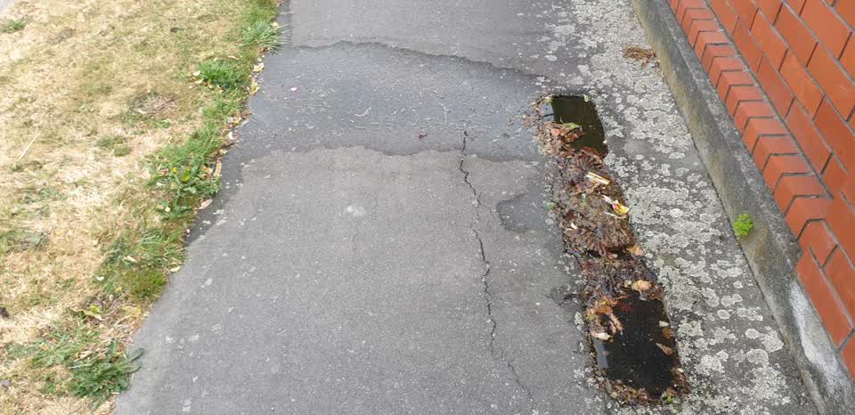 The photograph attached to this water supply report