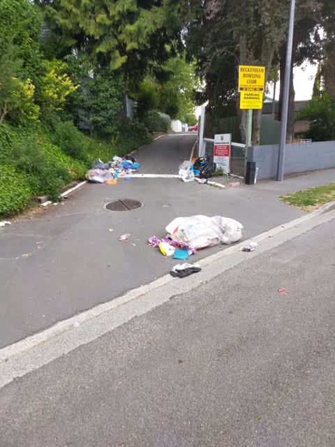 Rubbish/Recycling, a report photo