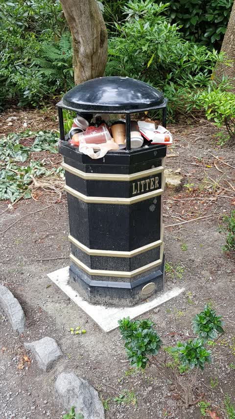 Rubbish/Recycling, a report photo