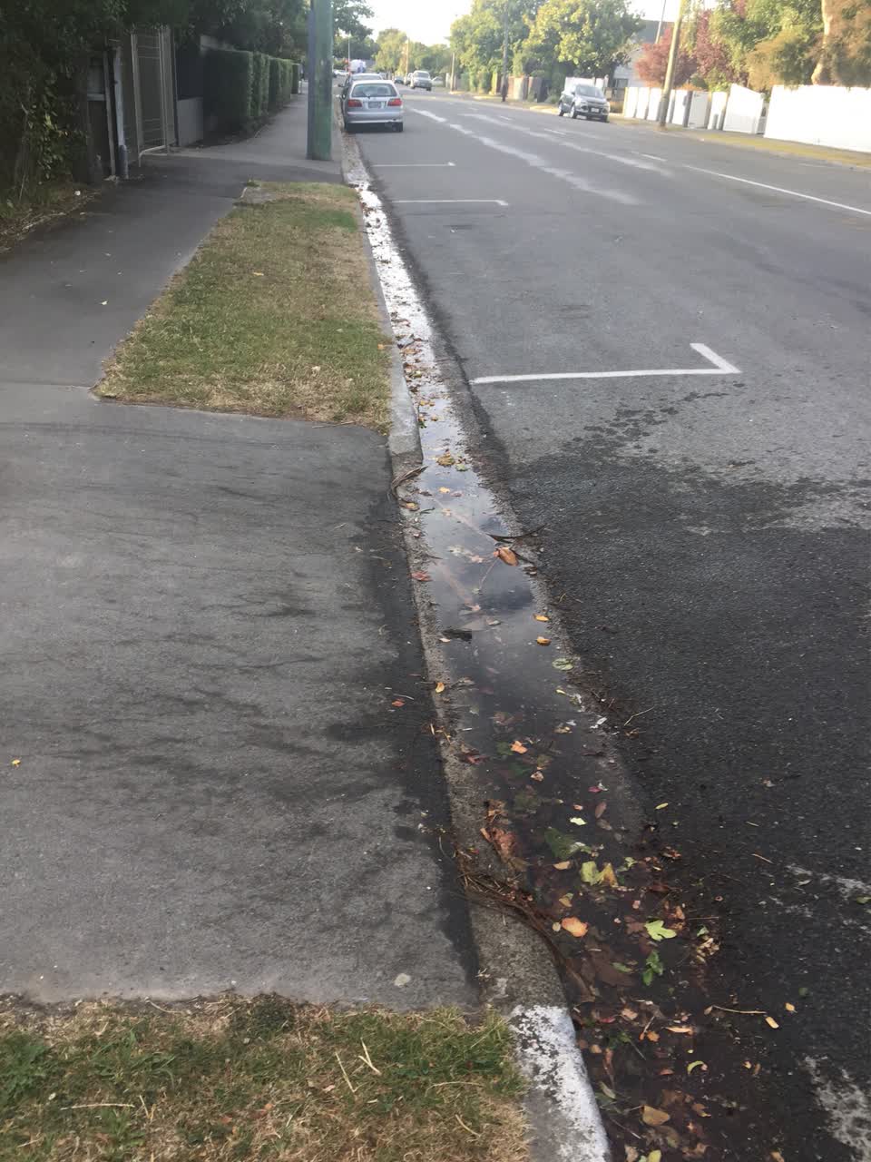 The photograph attached to this water supply report