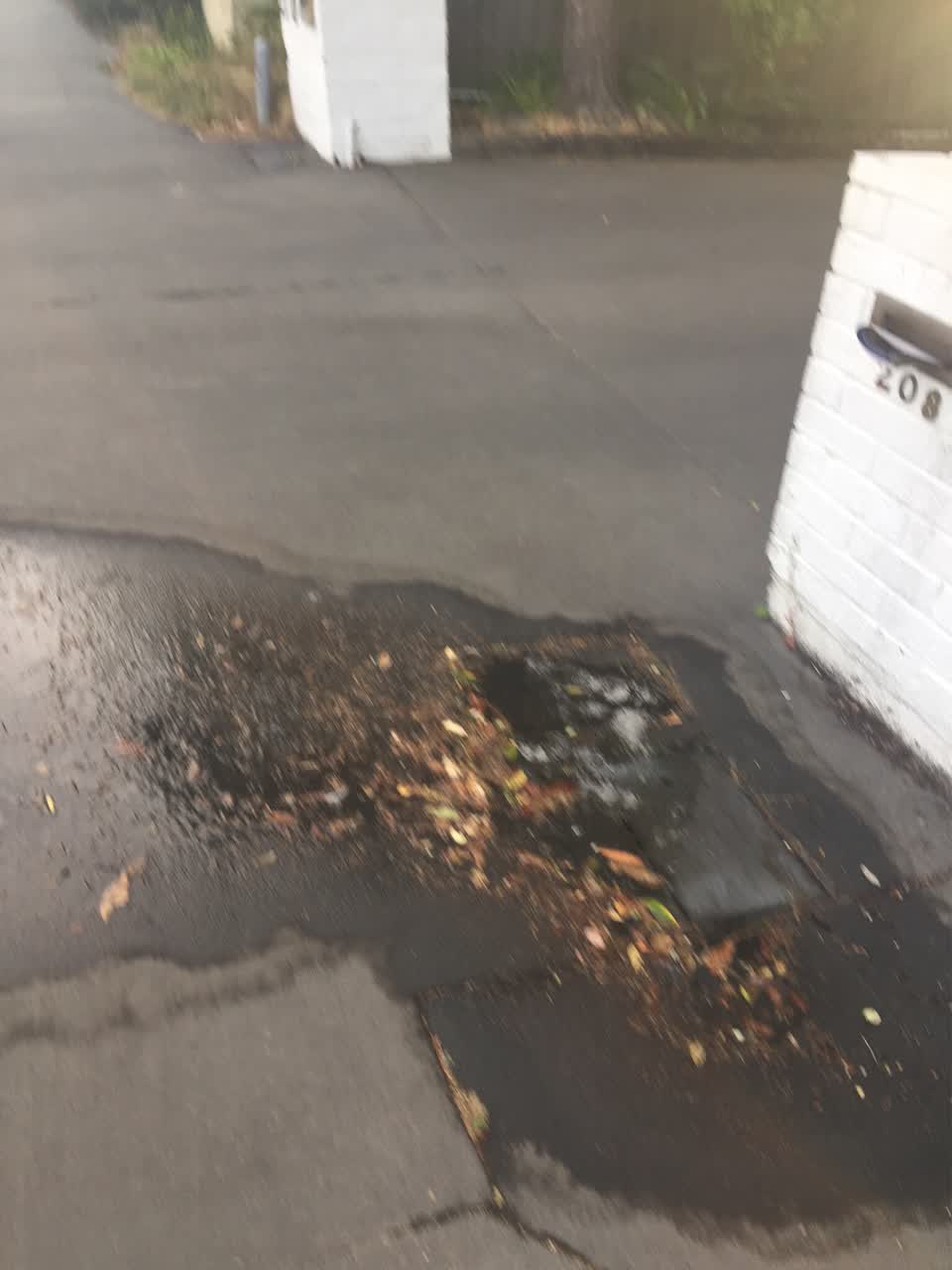 The photograph attached to this water supply report