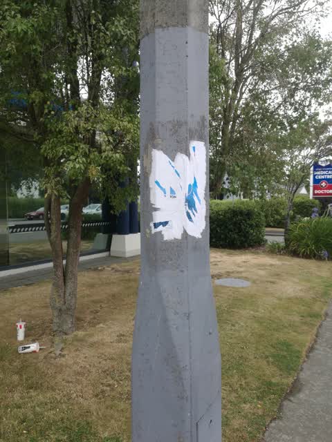 Graffiti, a report photo