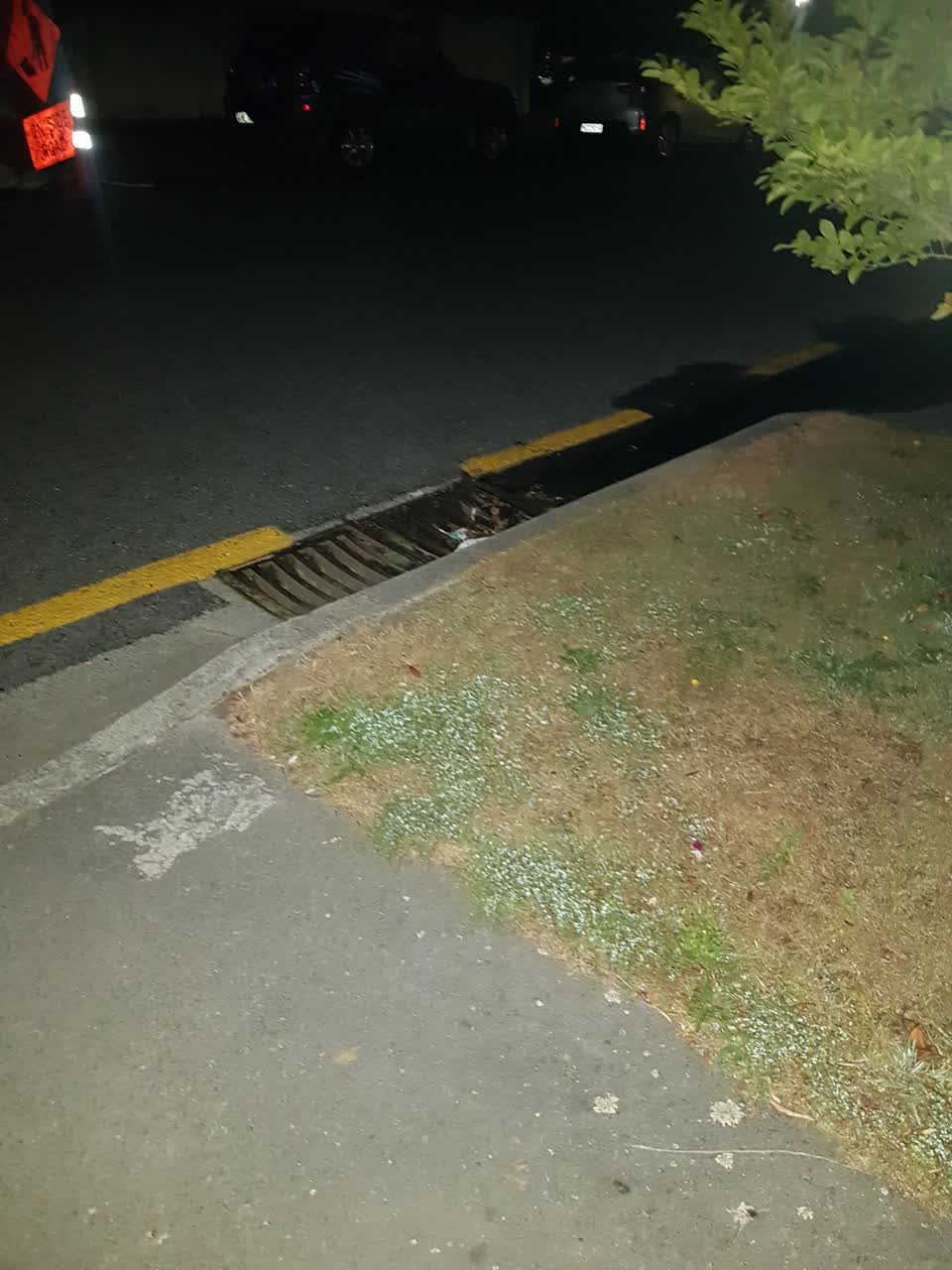 The photograph attached to this wastewater/stormwater report