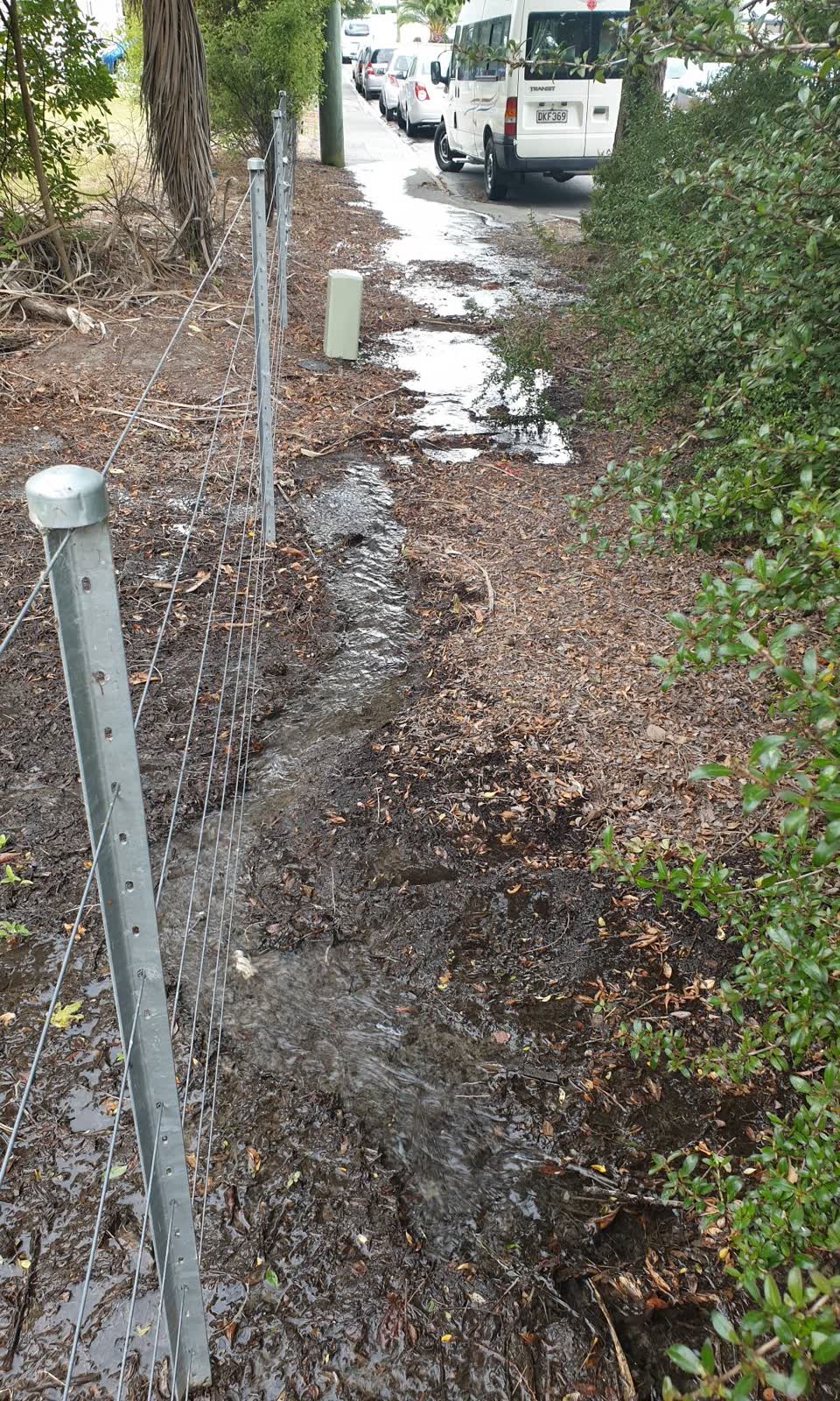 The photograph attached to this water supply report