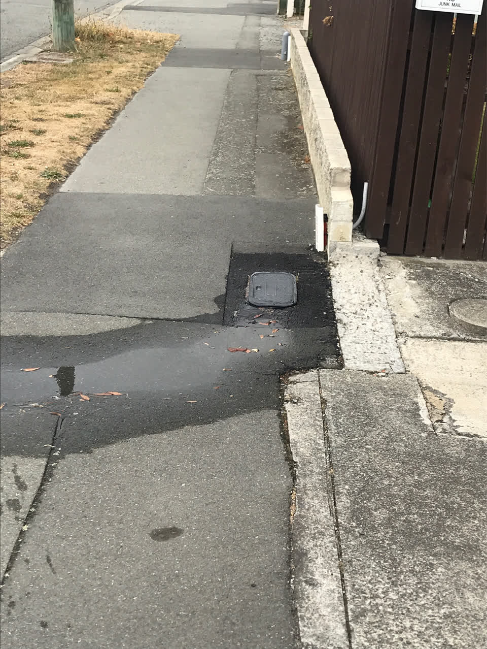 The photograph attached to this water supply report