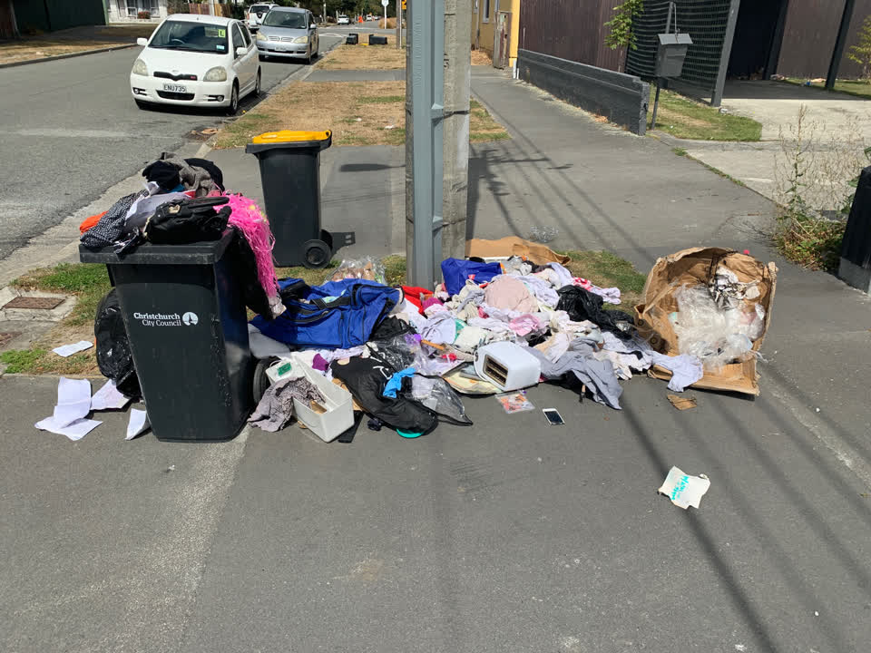 The photograph attached to this rubbish/recycling report