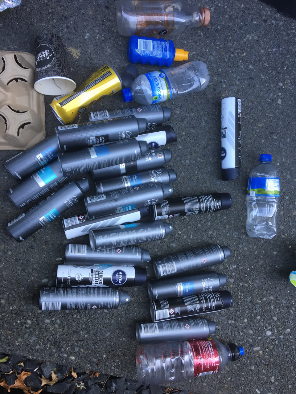 The photograph attached to this rubbish/recycling report