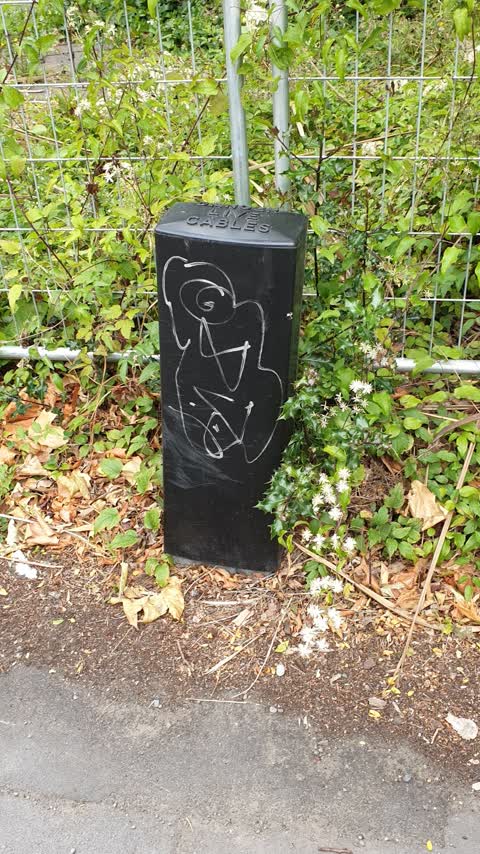 Graffiti, a report photo
